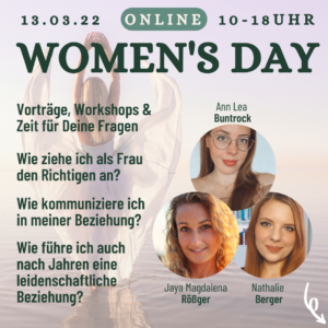 Women's Day - ZOOM Online-Vortrag mit Jaya